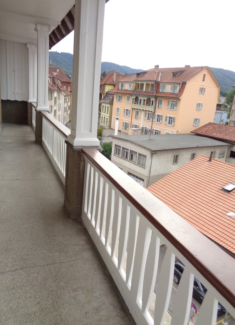 Bello appartamento con grande balcone (2)