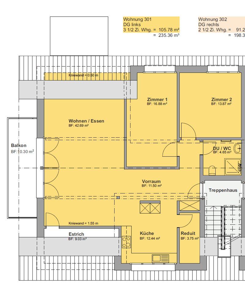 exklusive 1.5-Zimmer-Wohnungen in Köniz  – Erstbezug per 1. September 2024 (9)