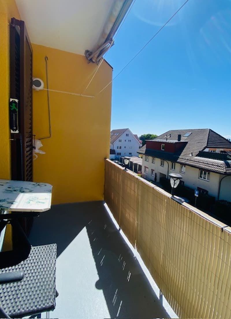 Charming 3-room apartment with balcony and beautiful view in Attiswil (8)