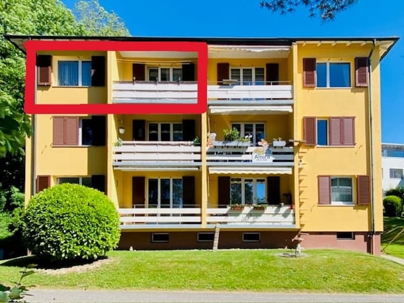 Charming 3-room apartment with balcony and beautiful view in Attiswil (1)