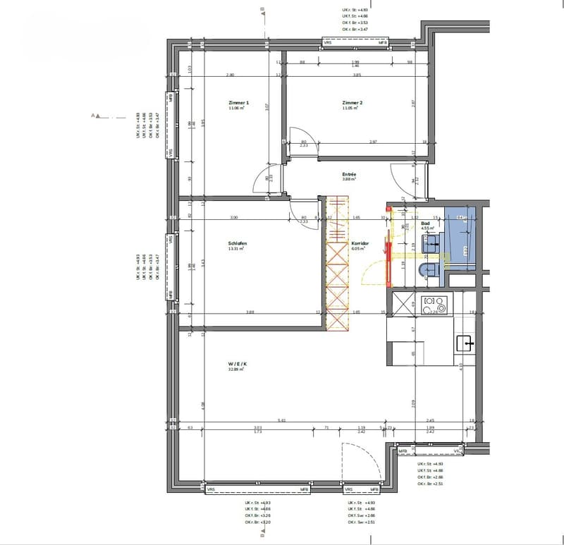 Grosszügige 4.5-Zimmer-Wohnung an ruhiger Lage (8)
