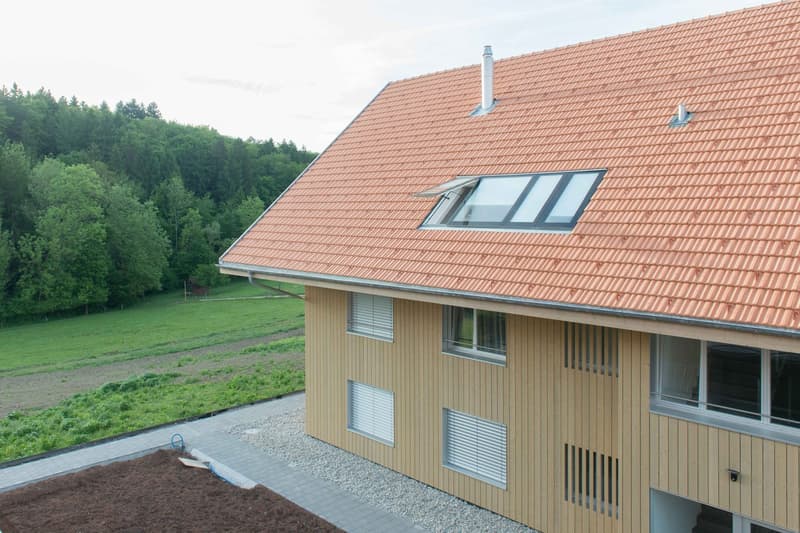 Grosszügige, moderne  4 1/2-Zimmer-Dachwohnung mit Galerie und Sicht ins Grüne in Rapperswil / BE (15)