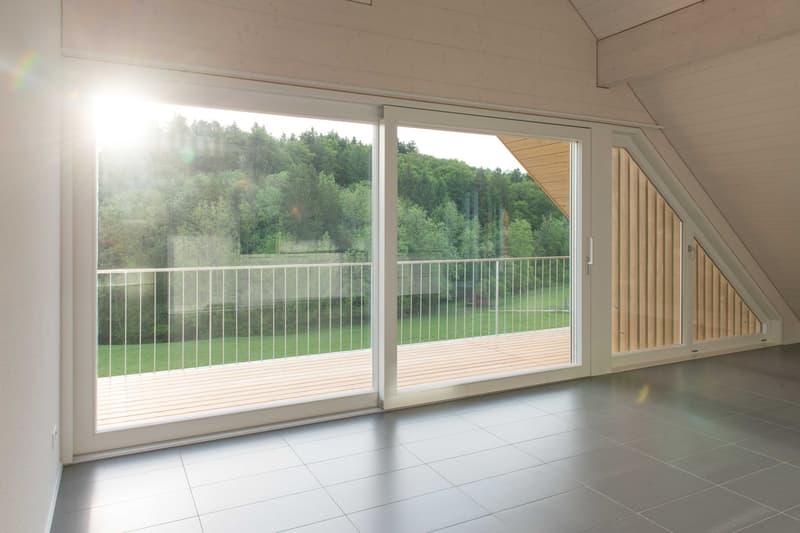 Grosszügige, moderne  4 1/2-Zimmer-Dachwohnung mit Galerie und Sicht ins Grüne in Rapperswil / BE (4)