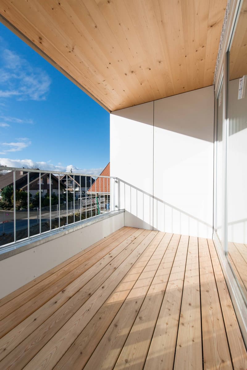 Grosszügige, moderne  4 1/2-Zimmer-Dachwohnung mit Galerie und Sicht ins Grüne in Rapperswil / BE (6)