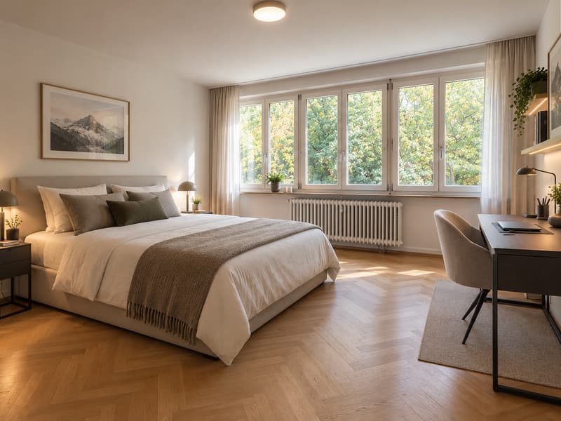 Altbaucharme neu interpretiert – frisch saniertes Wohnen am Berner Ostring (13)