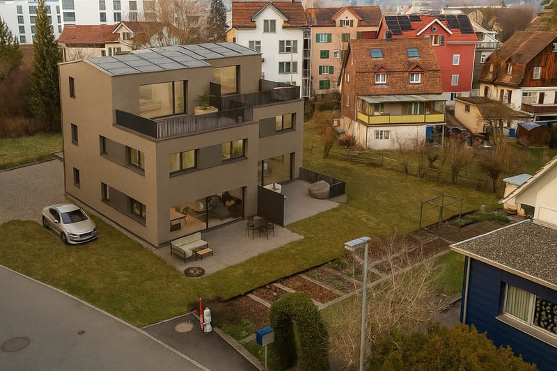 Newly built semi-detached house (Haus Bach) - Your new home in a quiet, central location in Wald ZH (1)