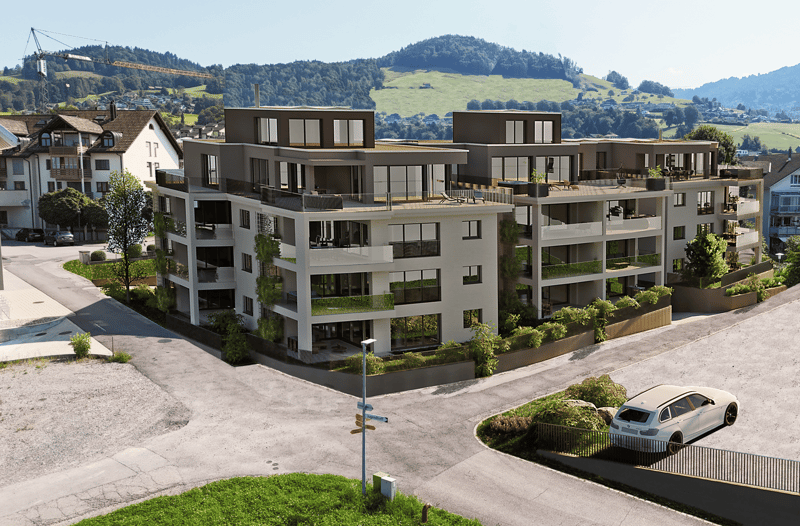 Exklusive 5.5-Zimmer-Wohnung mit Ausblick in Gommiswald (2)