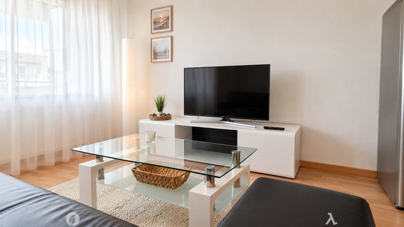 Möbliert wohnen im Herzen von Biel – 40 m², Balkon, Klima & Sauna (6)