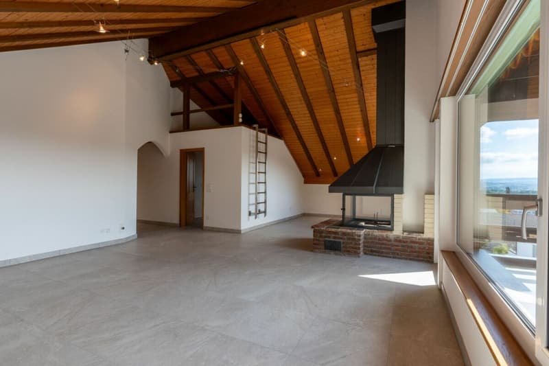 4.5 Zimmerwohnung mit Cheminée und Alpensicht (2)