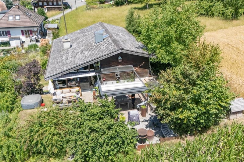 Living in the green, in a quiet and sunny hillside location (26)