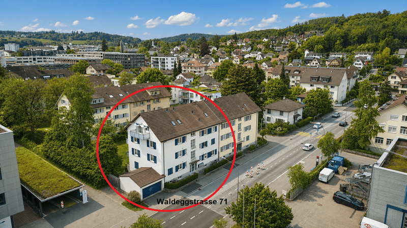 Ansicht Nord- und Ostfassade