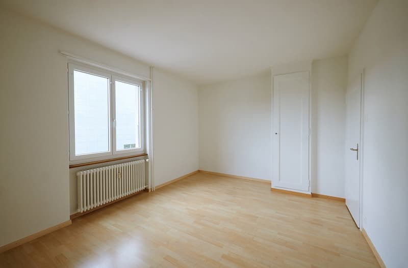 Zimmer nordseitig, typgleich in allen Wohnungen