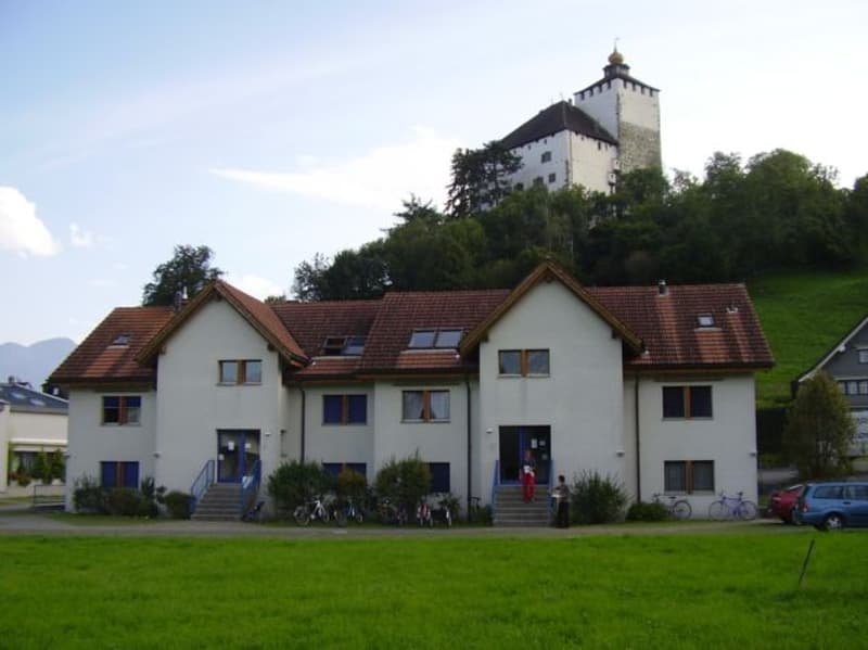 2.5-Zi Wohnung mit Sitzplatz und Schlossblick (1)