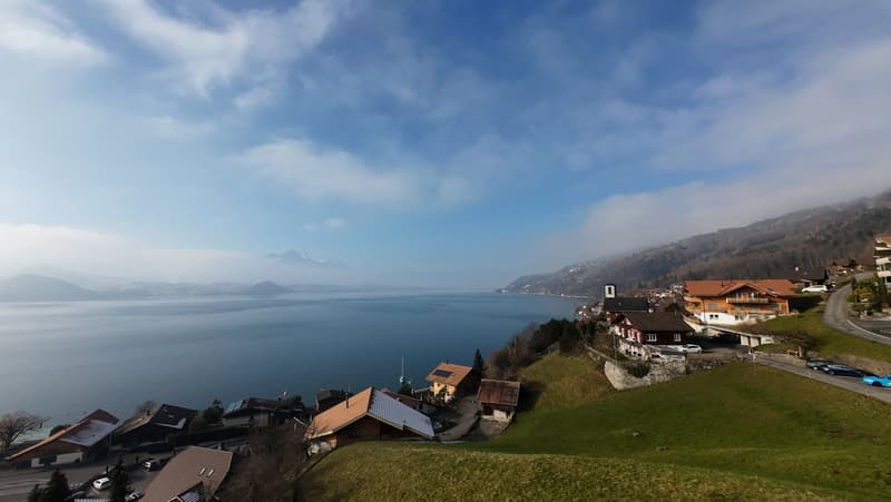 Maison de plusieurs familles charmante avec vue imprenable sur les montagnes à Merligen (17)