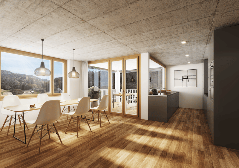 Moderne 4.5-Zimmer-Wohnung in ruhiger Lage in Heimberg (3)
