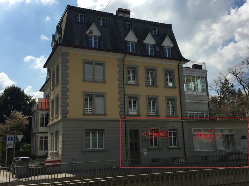 Eigerplatz - Helle und grosszügiger Gewerberaum mit 8 Zimmer zu vermieten! (1)