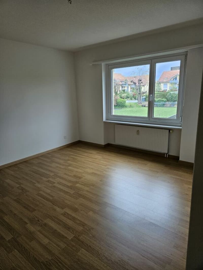 geräumige 3.5-Zimmerwohnung im Hochparterre - mit bester Aussicht auf die Grünlandschaft in Hindelbank zu vermieten! (6)