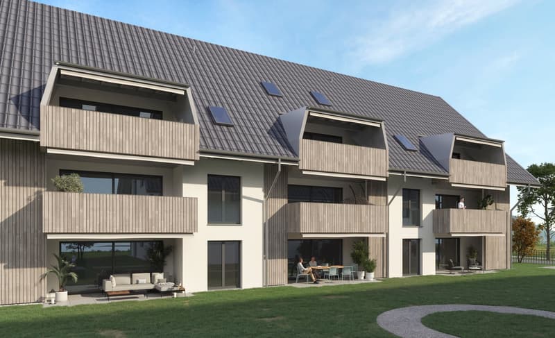 Appartement moderne de 5,5 pièces en étage mansardé avec galerie dans un quartier calme d'Etziken (7)