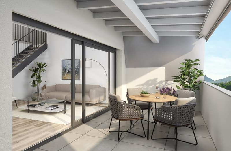 Appartement moderne de 5,5 pièces en étage mansardé avec galerie dans un quartier calme d'Etziken (12)