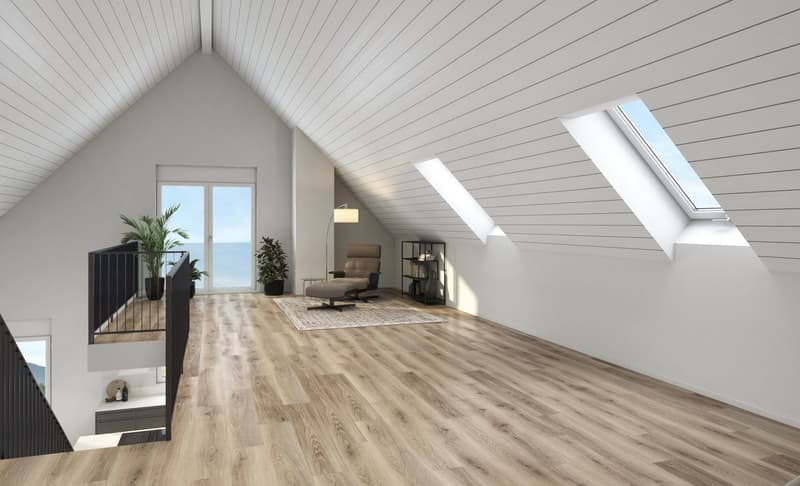 Appartement moderne de 4,5 pièces en étage mansardé avec galerie dans un quartier calme d'Etziken (11)