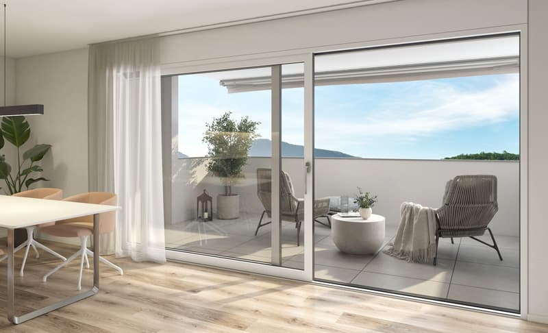 Appartement moderne de 4,5 pièces en étage mansardé avec galerie dans un quartier calme d'Etziken (13)