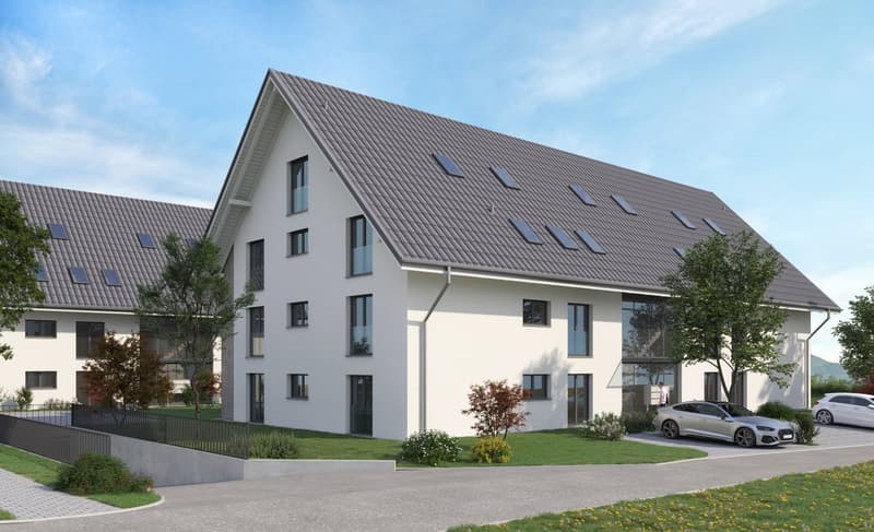 Appartement moderne de 4,5 pièces en étage mansardé avec galerie dans un quartier calme d'Etziken (2)