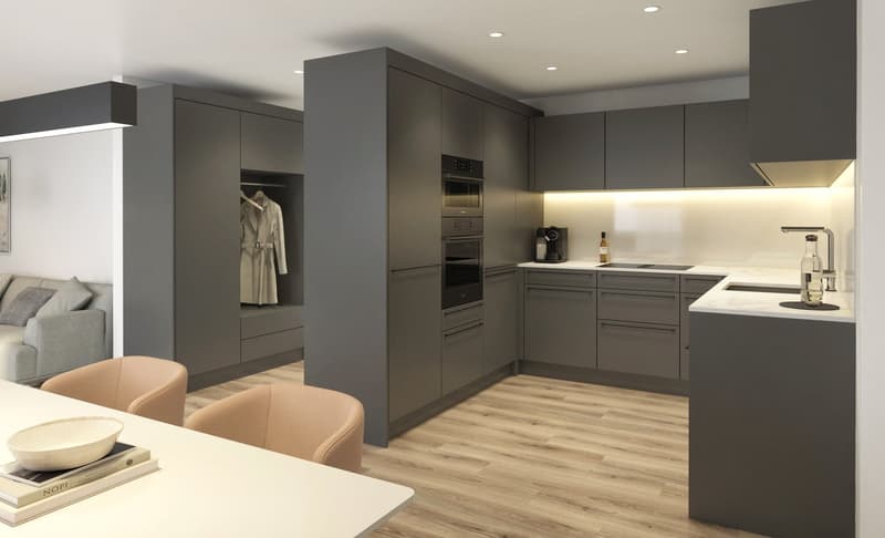 Appartement moderne 3.5 pièces en étage sous combles dans un quartier calme d'Etziken (10)