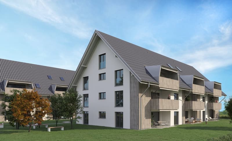 Appartement moderne 3.5 pièces en étage sous combles dans un quartier calme d'Etziken (4)