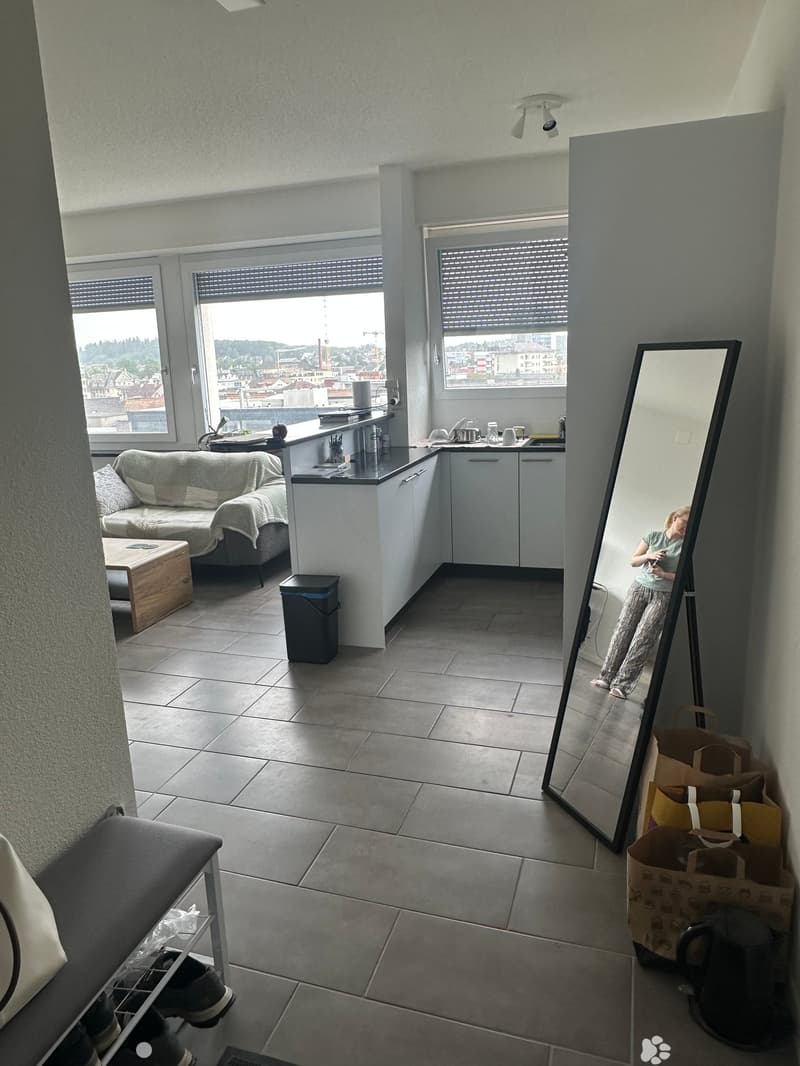 Lumineux appartement de 2 pièces avec balcon au 6e étage – Bienne (3)