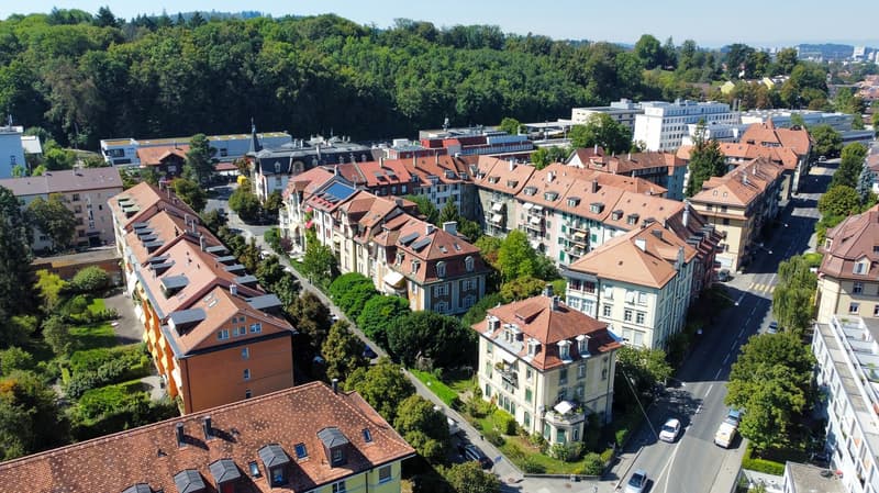 Charmant appartement maisonnette 4 pièces dans un immeuble ancien sur la Südbahnhofstrasse, Berne (30)