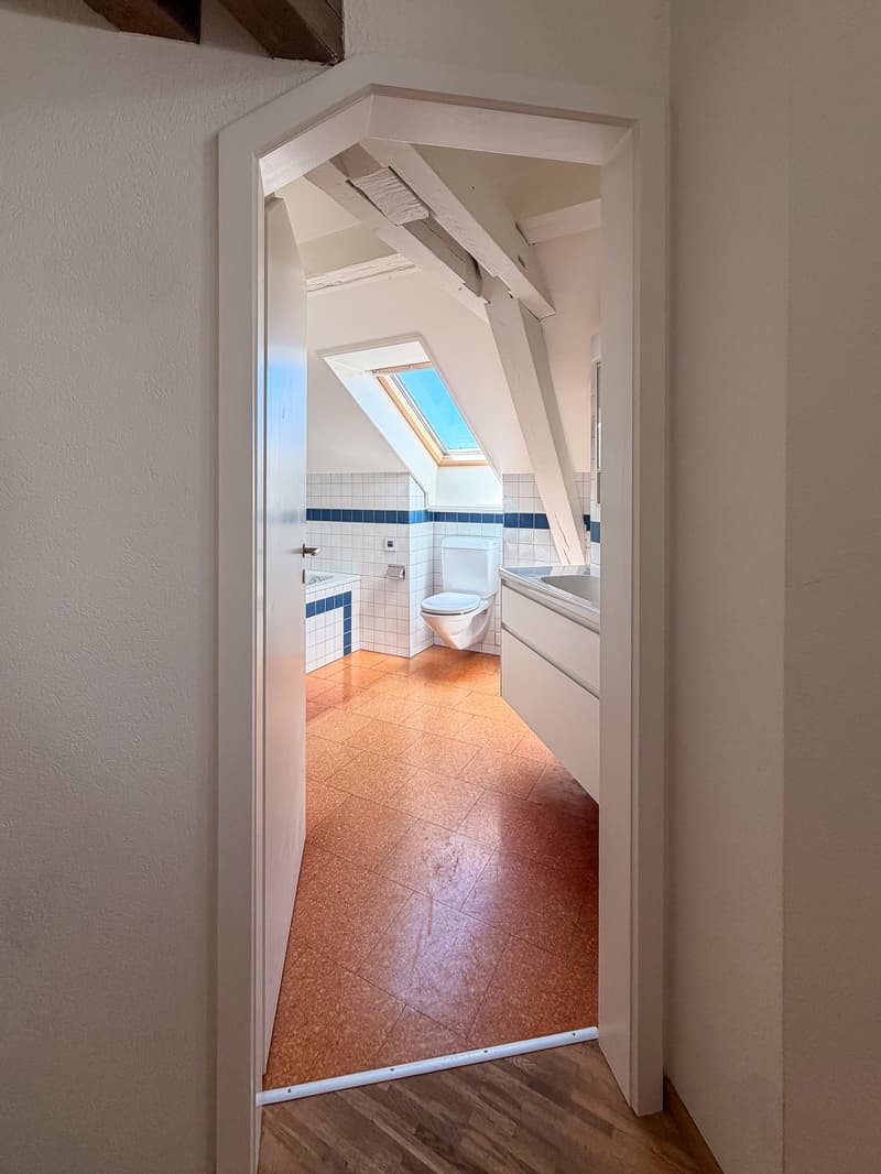 Charmant appartement maisonnette 4 pièces dans un immeuble ancien sur la Südbahnhofstrasse, Berne (24)