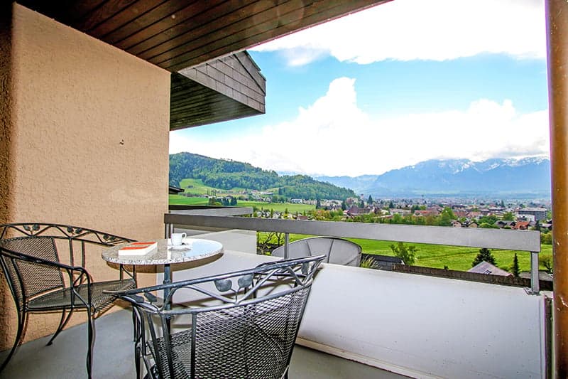 Zweiter EG-Balkon zum Verweilen