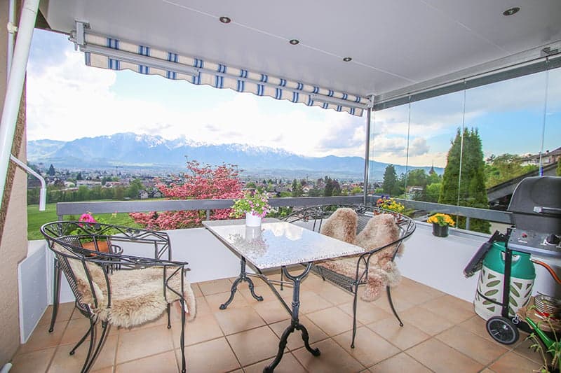 Eckbalkon Südwest - Sonne und Aussicht garantiert