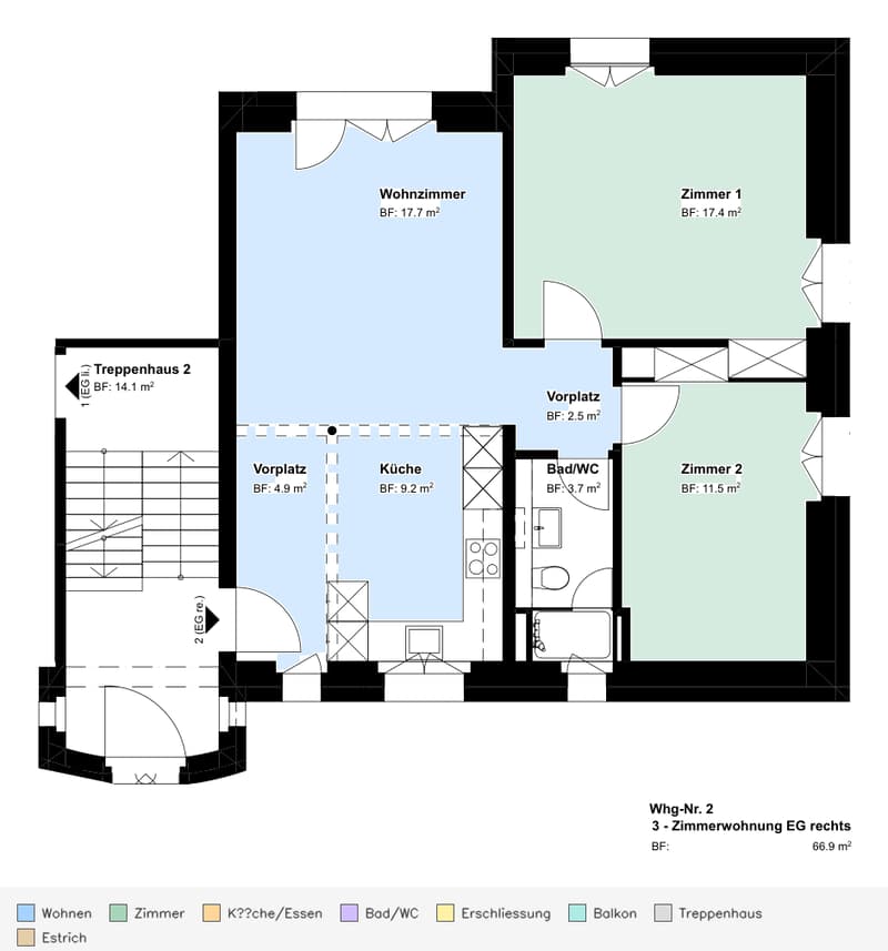 Appartement de 3 pièces rénové dans le quartier de Lorraine – disponible à partir d'août 2026 (10)