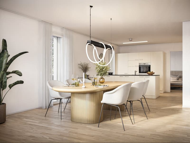 Exclusive new studio apartment with high-quality finishes - Modern living in Eymatt (3)