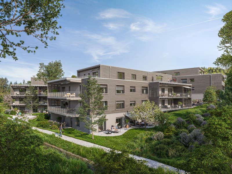 Exclusive new studio apartment with high-quality finishes - Modern living in Eymatt (1)