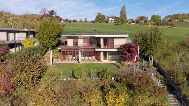 Grüne Oase mit traumhafter Fernsicht - 5.5 Zimmer-Haus in Worb (1)