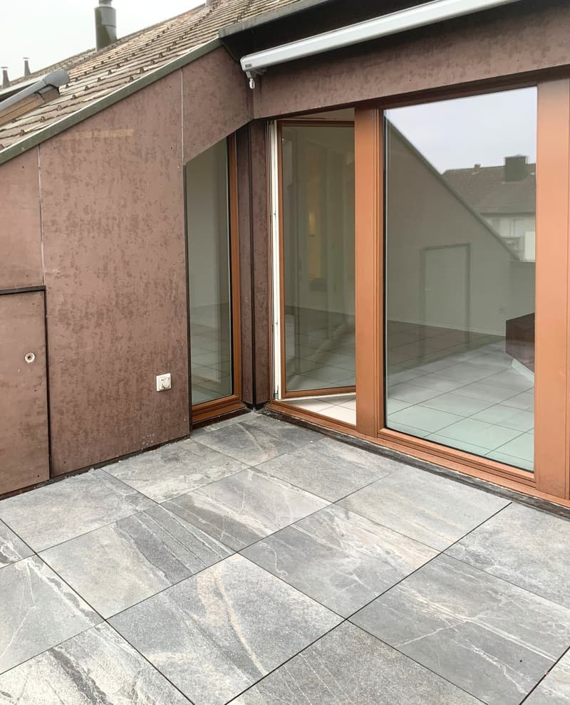 Beautiful attic apartment with chimney, quiet and yet central (9)