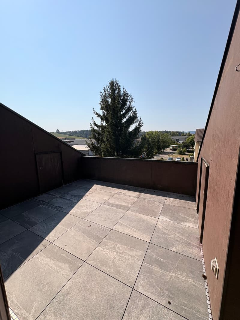 Appartement mansardé charmant et abordable avec cheminée, calme et pourtant central (7)