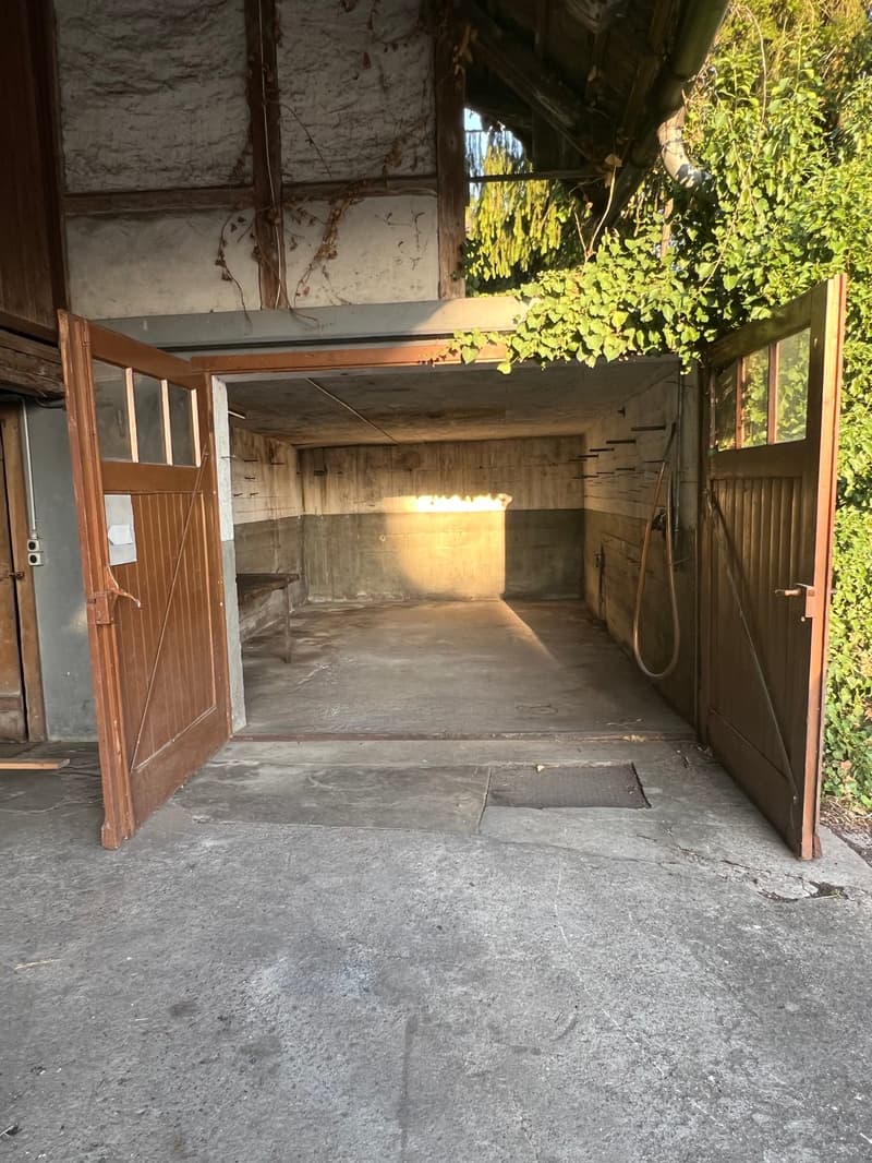 Separater Abstellraum/Garage