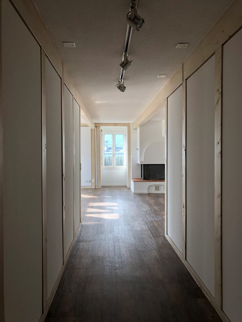 Appartement spacieux 3.5 pièces sous les toits avec terrasse et vue sur les montagnes (4)