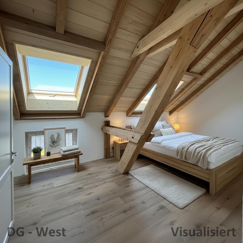 Schlafzimmer - visualisiert