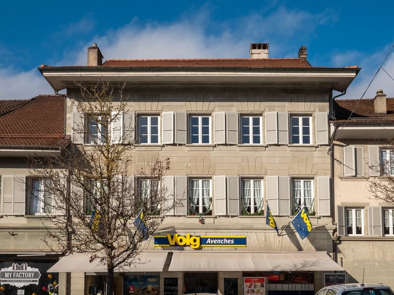 Verkaufsfläche von etwa 176,00m2 zur Miete in der Innenstadt von Avenches (1)