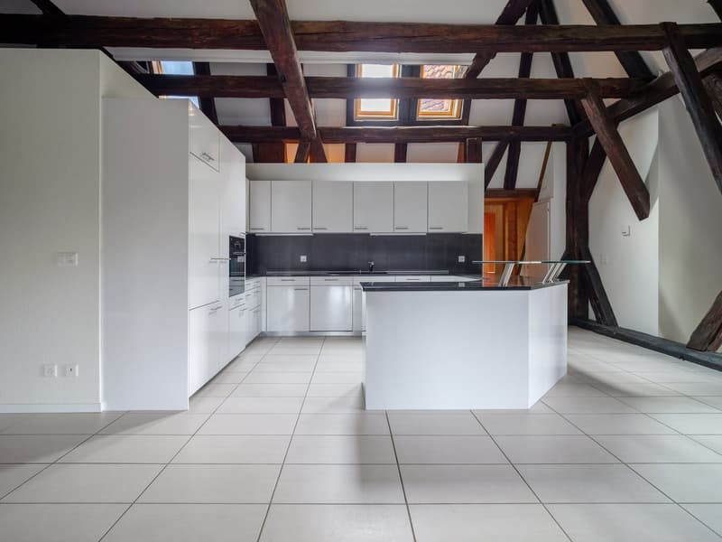 Grosse-Loft-Dach-Wohnung im Schlössli Sensebrück (2)