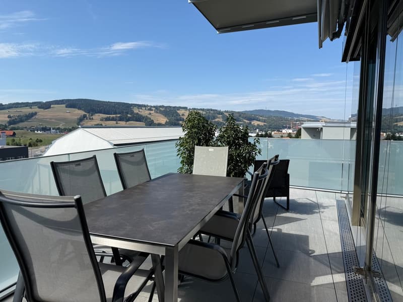 Appartement attique de 4.5 pièces avec terrasse à Bulle (10)
