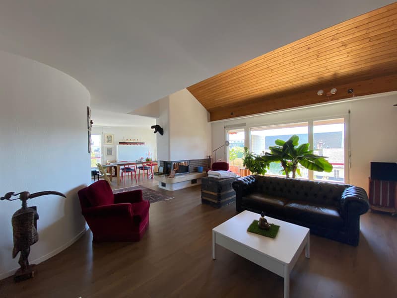 For rent ? Magnificent 4.5-room apartment on the top floor in the city center (1)
