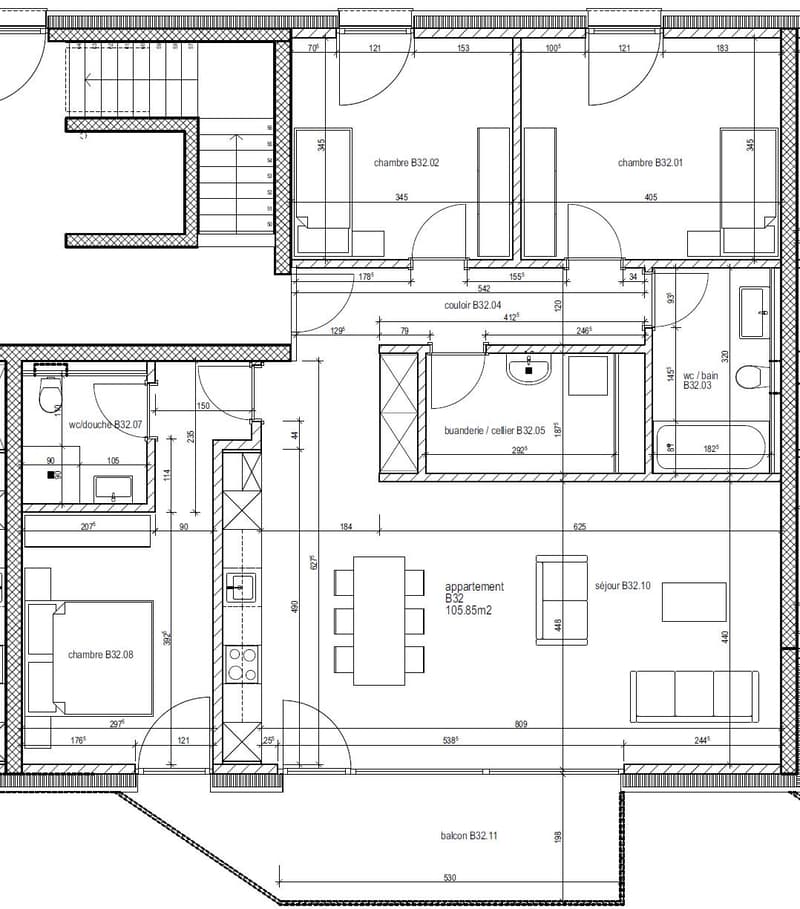 Appartement à louer de 4.5 pièces dans un immeuble construit récemment (12)