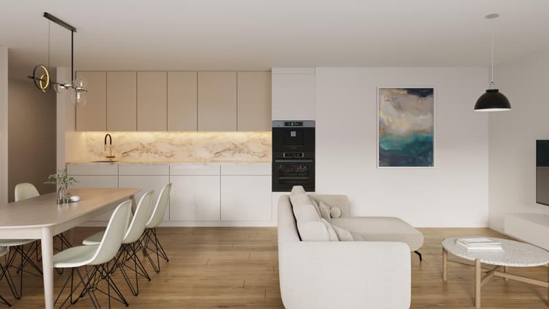 Appartement neuf de 3 pièces avec balcon orienté plein sud (2)