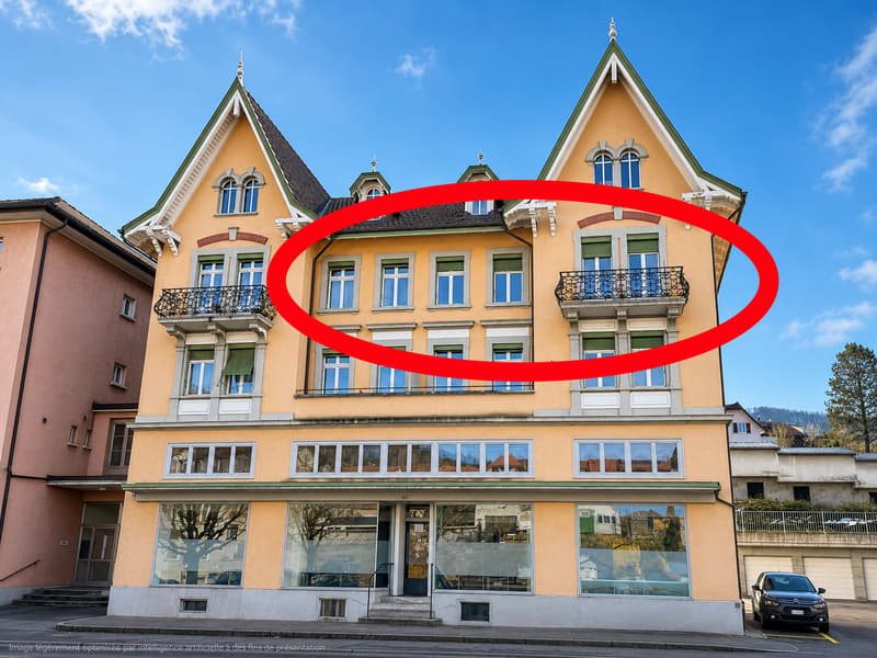 Charmant appartement 4.5 pièces rénové avec garage (1)
