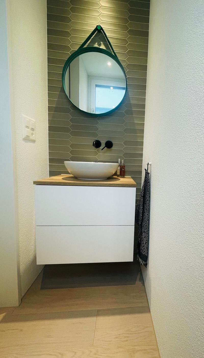 Separates Gäste-WC im Erdgeschoss